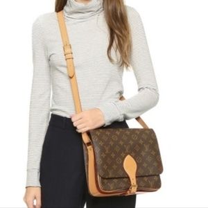 Louis Vuitton Vintage Monogram Cartouchiere GM